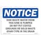 Signmission OSHA Notice, 5" Height, All Clear Sign, 7" X 5", Landscape OS-NS-D-57-L-18330 - alternate 1